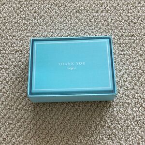 NEW Blue Elegance Stationery Tiffany Blue Thank You Cards Notes 14 Cards NIB